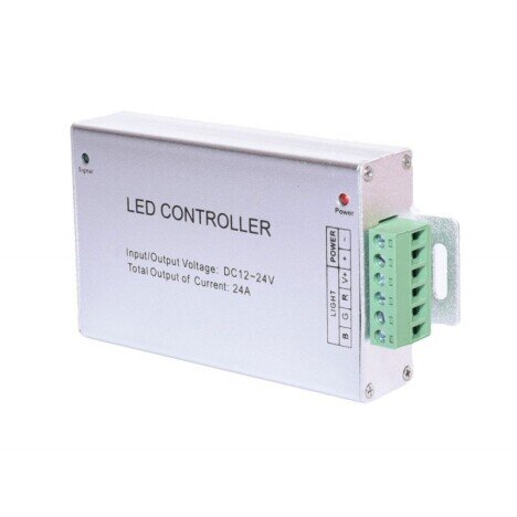 CONTROLER METAL LED RGB 44 TASTE, 12-24V / 24A